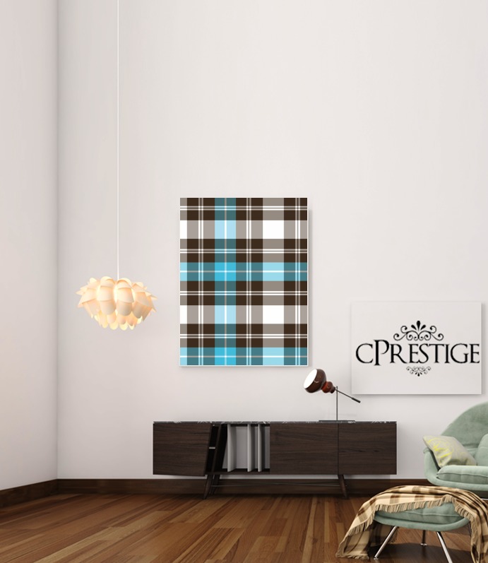  Blue Plaid voor Bericht lijm 30 * 40 cm