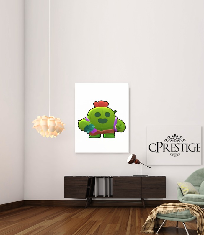  Brawl Stars Spike Cactus voor Bericht lijm 30 * 40 cm