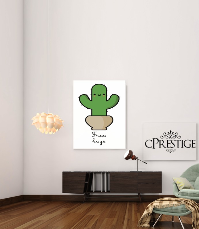  Cactus Free Hugs voor Bericht lijm 30 * 40 cm