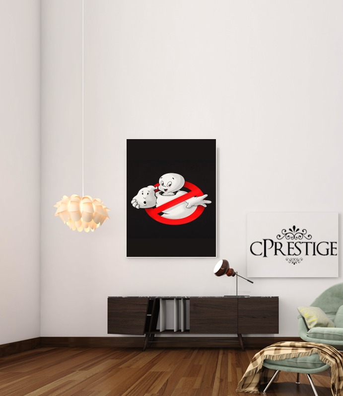  Casper x ghostbuster mashup voor Bericht lijm 30 * 40 cm