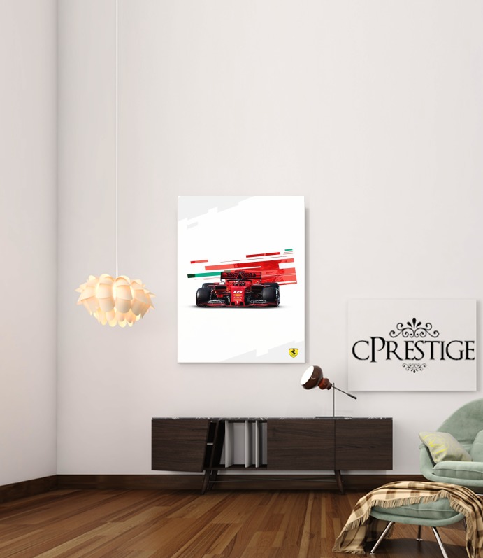  Charles leclerc Ferrari voor Bericht lijm 30 * 40 cm