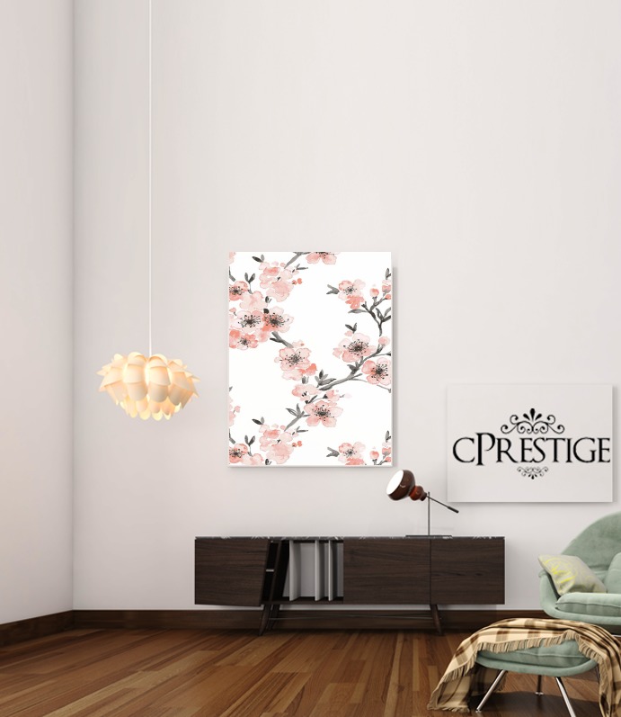  Cherry Blossom Aquarel Flower voor Bericht lijm 30 * 40 cm