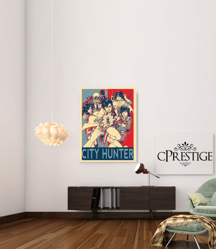  City hunter propaganda voor Bericht lijm 30 * 40 cm