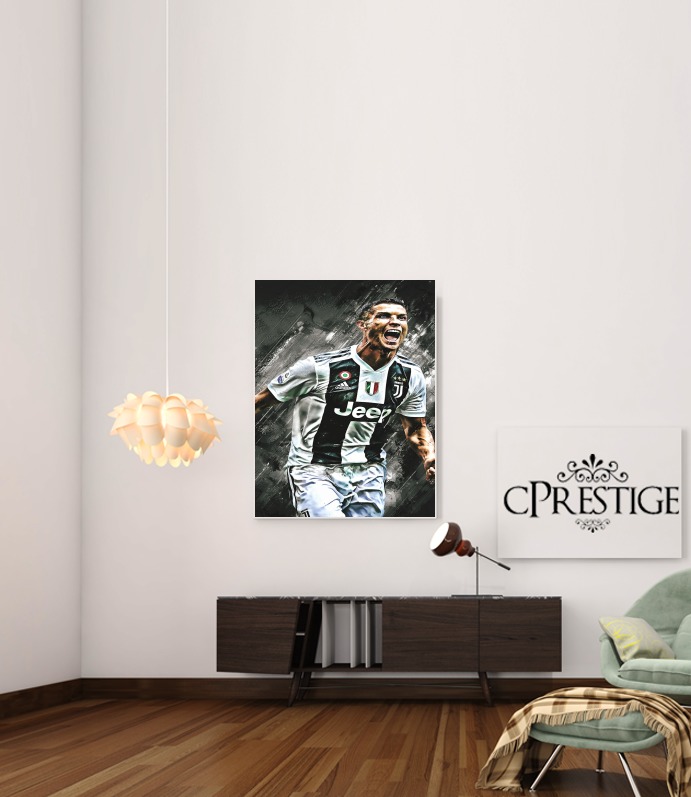  Cr7 Juventus Painting Art voor Bericht lijm 30 * 40 cm