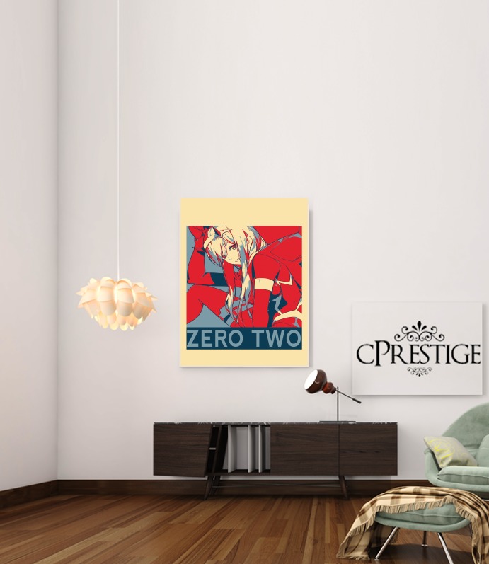  Darling Zero Two Propaganda voor Bericht lijm 30 * 40 cm