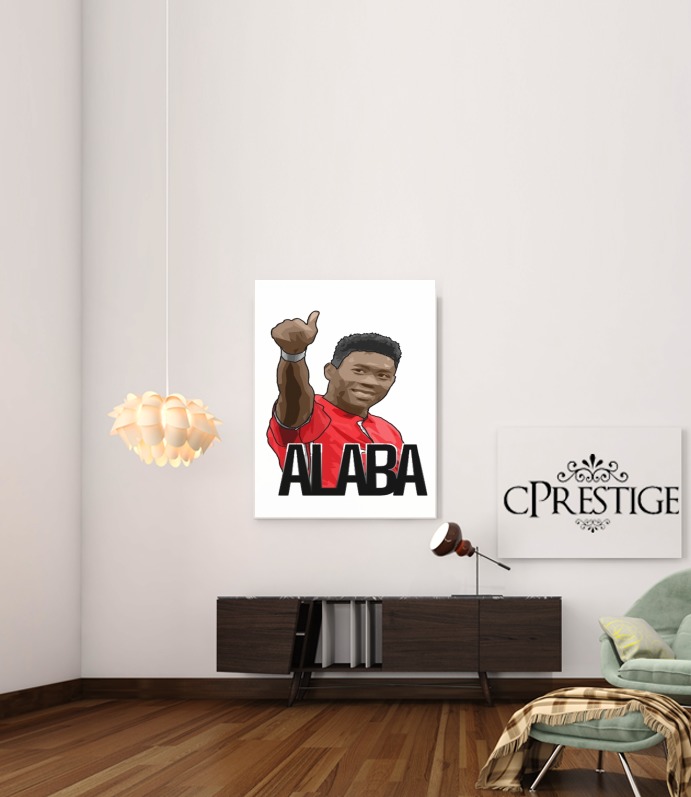  David Alaba Bayern voor Bericht lijm 30 * 40 cm