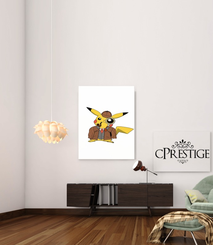  Detective Pikachu x Sherlock voor Bericht lijm 30 * 40 cm