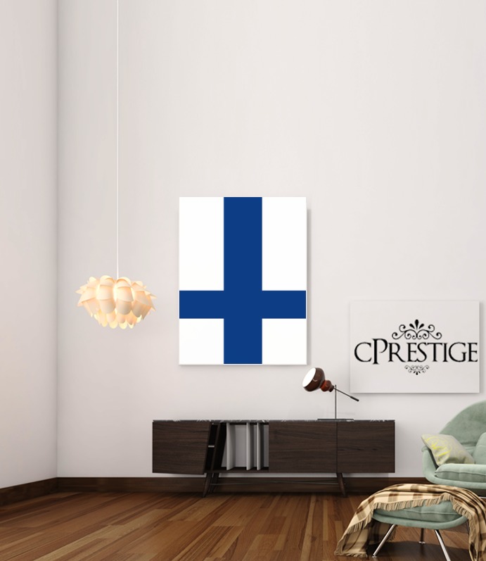  Flag of Finland voor Bericht lijm 30 * 40 cm