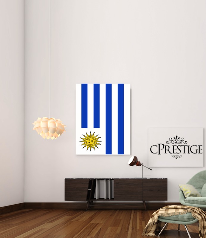  flag of Uruguay voor Bericht lijm 30 * 40 cm