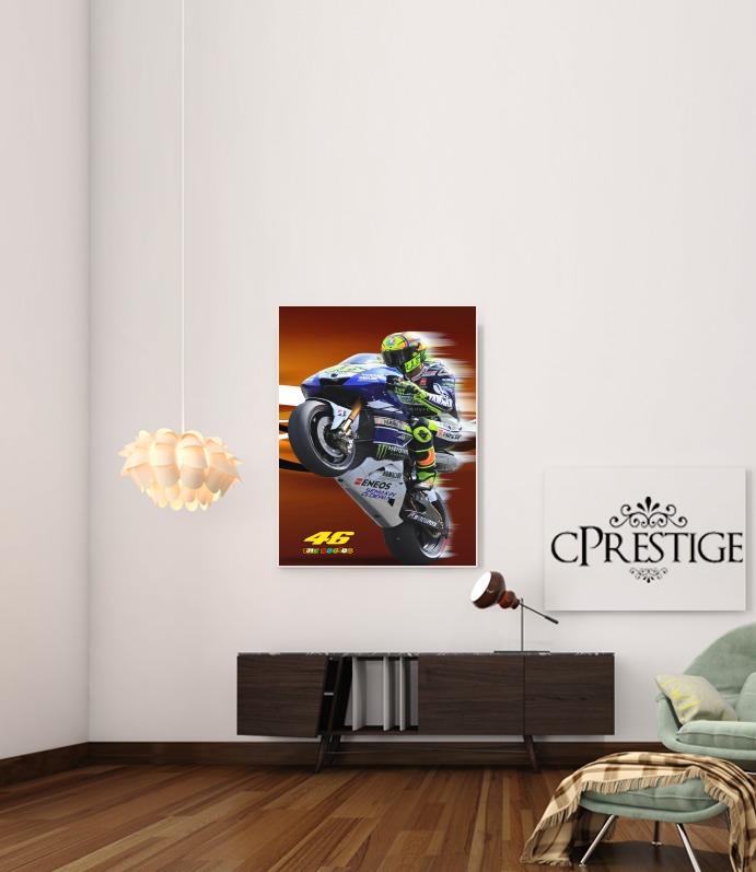  Fan VR46 Doctors voor Bericht lijm 30 * 40 cm