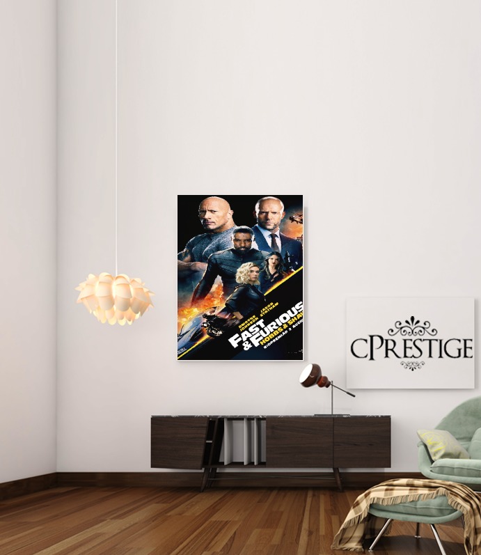  fast and furious hobbs and shaw voor Bericht lijm 30 * 40 cm