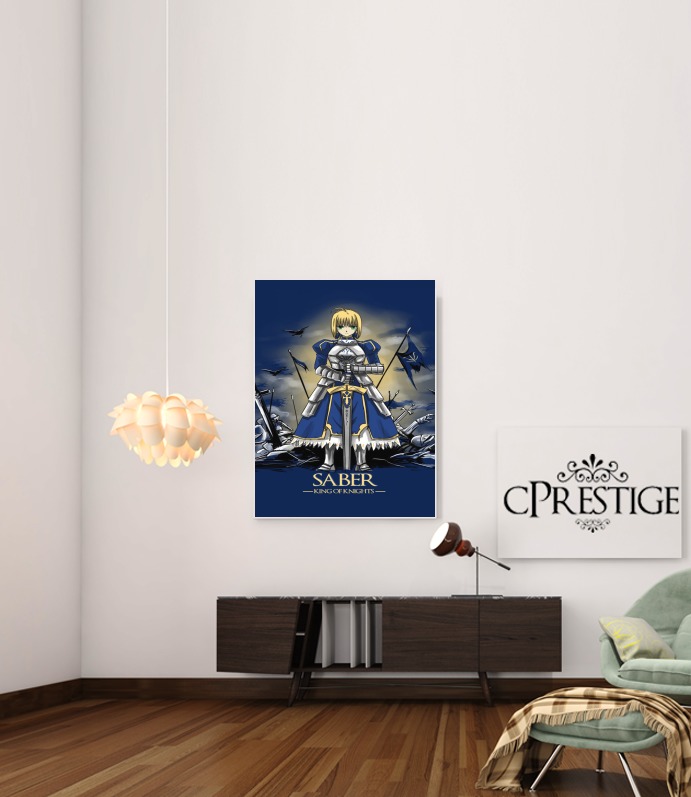  Fate Zero Fate stay Night Saber King Of Knights voor Bericht lijm 30 * 40 cm