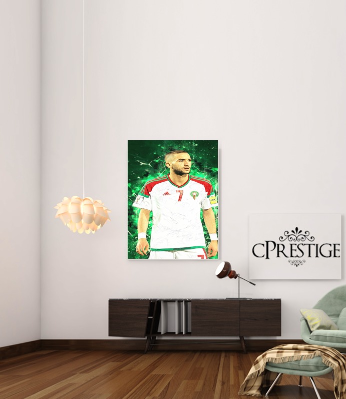  Hakim Ziyech The maestro voor Bericht lijm 30 * 40 cm