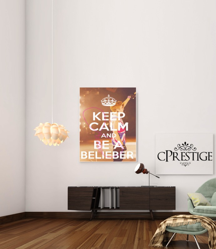  Keep Calm And Be a Belieber voor Bericht lijm 30 * 40 cm