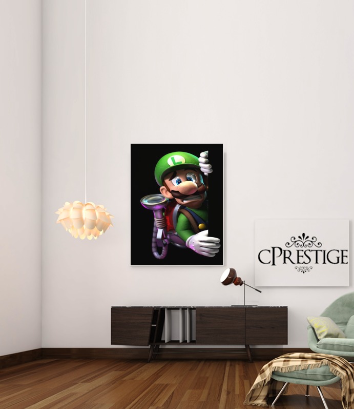  Luigi Mansion Fan Art voor Bericht lijm 30 * 40 cm