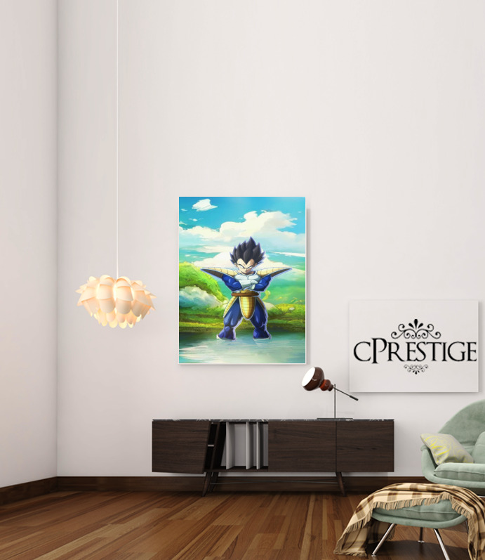  Prince Vegeta Saiyan voor Bericht lijm 30 * 40 cm