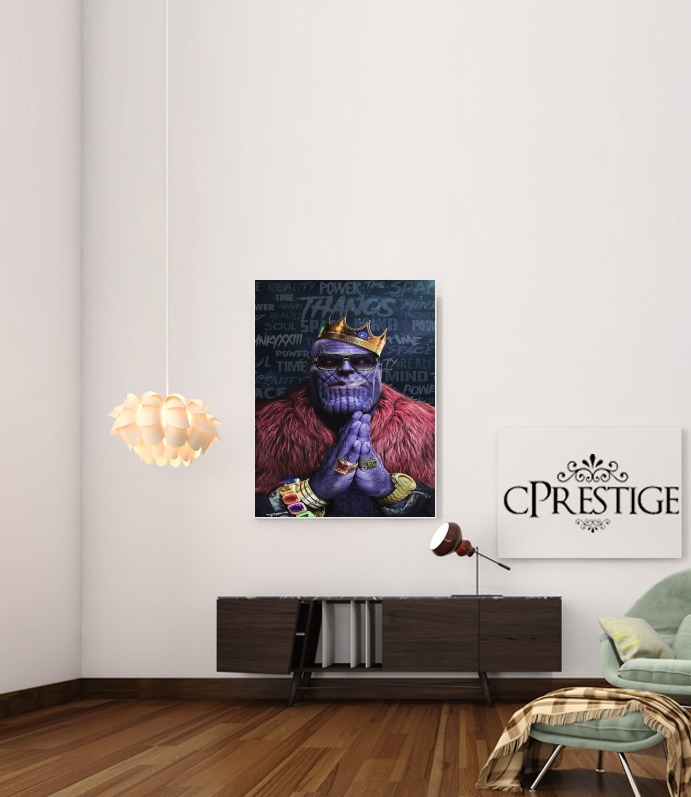  Thanos mashup Notorious BIG voor Bericht lijm 30 * 40 cm