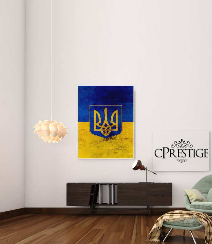  Ukraine Flag voor Bericht lijm 30 * 40 cm