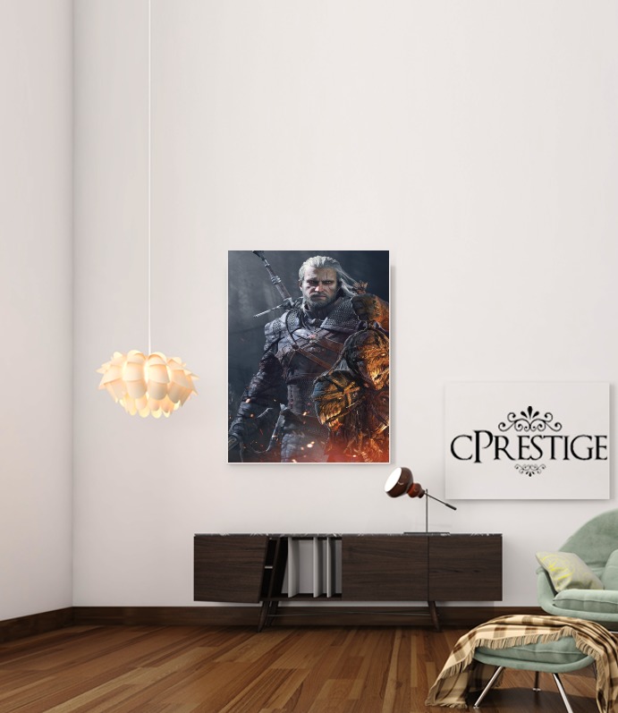  Witcher Fanart voor Bericht lijm 30 * 40 cm