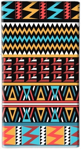  aztec pattern red Tribal voor draagbare externe back-up batterij 5000 mah Micro USB