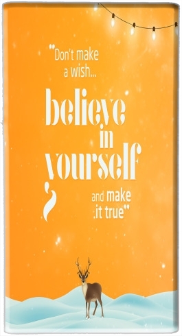  Believe in yourself voor draagbare externe back-up batterij 5000 mah Micro USB