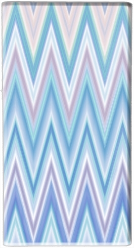  BLUE COLORFUL CHEVRON  voor draagbare externe back-up batterij 5000 mah Micro USB