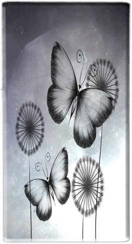  Butterflies Dandelion voor draagbare externe back-up batterij 5000 mah Micro USB