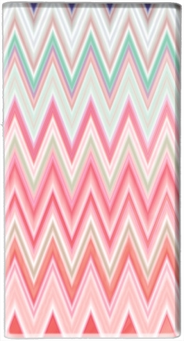  colorful chevron in pink voor draagbare externe back-up batterij 5000 mah Micro USB