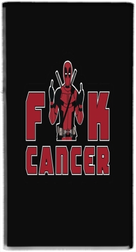  Fuck Cancer With Deadpool voor draagbare externe back-up batterij 5000 mah Micro USB