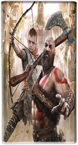  God Of war voor draagbare externe back-up batterij 5000 mah Micro USB