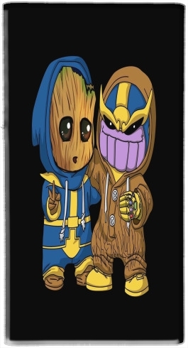  Groot x Thanos voor draagbare externe back-up batterij 5000 mah Micro USB