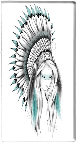  Indian Headdress voor draagbare externe back-up batterij 5000 mah Micro USB