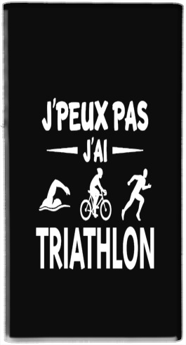  Je peux pas j ai Triathlon voor draagbare externe back-up batterij 5000 mah Micro USB