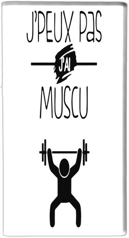  Je peux pas jai musculation voor draagbare externe back-up batterij 5000 mah Micro USB