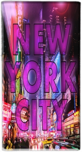  New York City - Broadway Color voor draagbare externe back-up batterij 5000 mah Micro USB