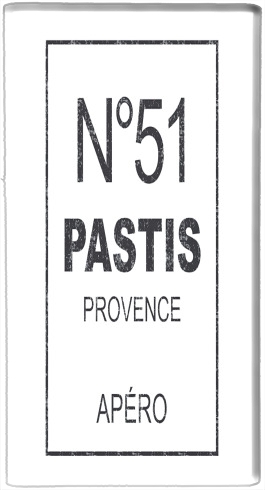  Pastis 51 Parfum Apero voor draagbare externe back-up batterij 5000 mah Micro USB