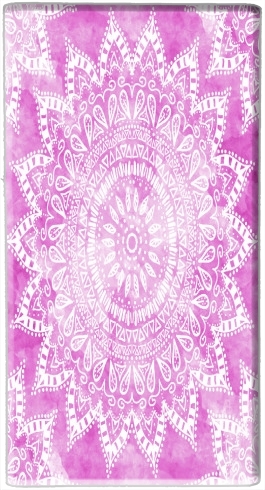  Pink Bohemian Boho Mandala voor draagbare externe back-up batterij 5000 mah Micro USB