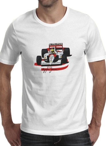 navigatie Strikt schoonmaken Ayrton Senna Formule 1 King Mannen T-Shirt
