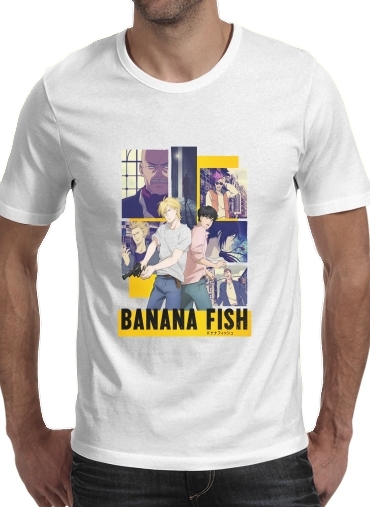  Banana Fish FanArt voor Mannen T-Shirt