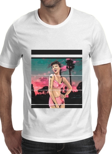  California Girl retro voor Mannen T-Shirt