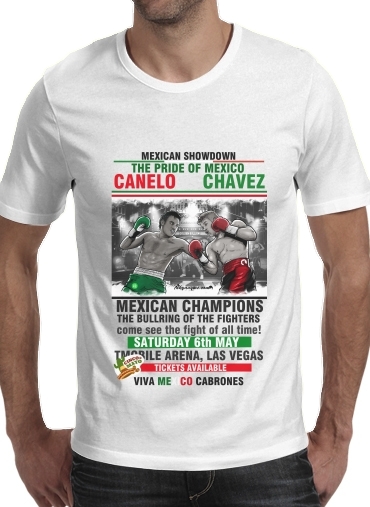  Canelo vs Chavez Jr CincodeMayo  voor Mannen T-Shirt