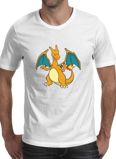  Charizard Fire voor Mannen T-Shirt