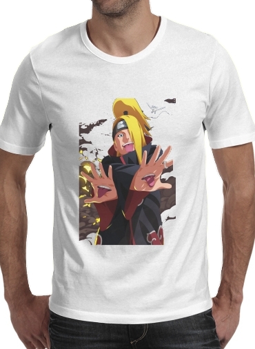  Deidara Art Angry voor Mannen T-Shirt