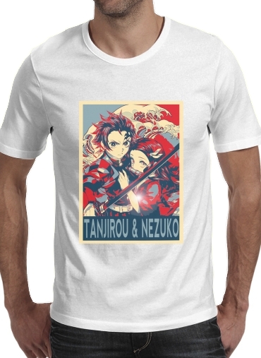  Demon Slayer Propaganda voor Mannen T-Shirt