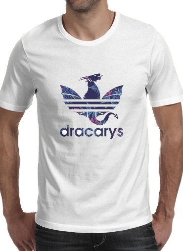  Dracarys Floral Blue voor Mannen T-Shirt