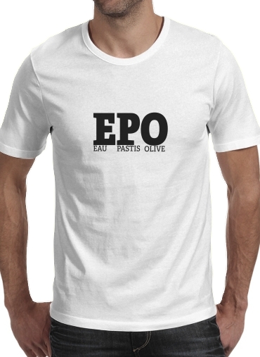  EPO Eau Pastis Olive voor Mannen T-Shirt