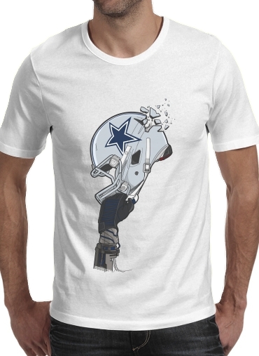  Football Helmets Dallas voor Mannen T-Shirt