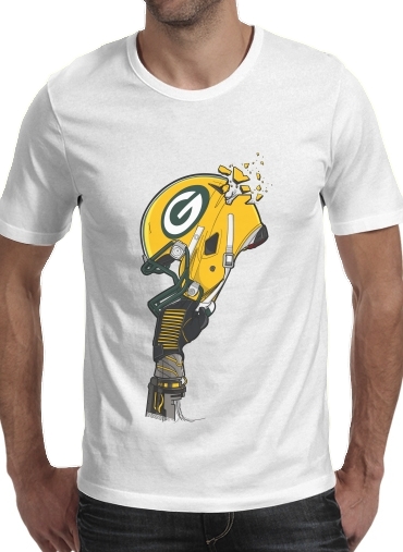  Football Helmets Green Bay voor Mannen T-Shirt