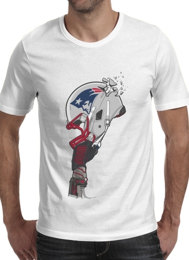  Football Helmets New England voor Mannen T-Shirt