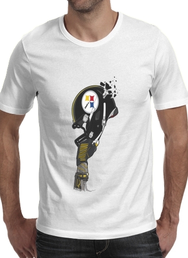  Football Helmets Pittsburgh voor Mannen T-Shirt